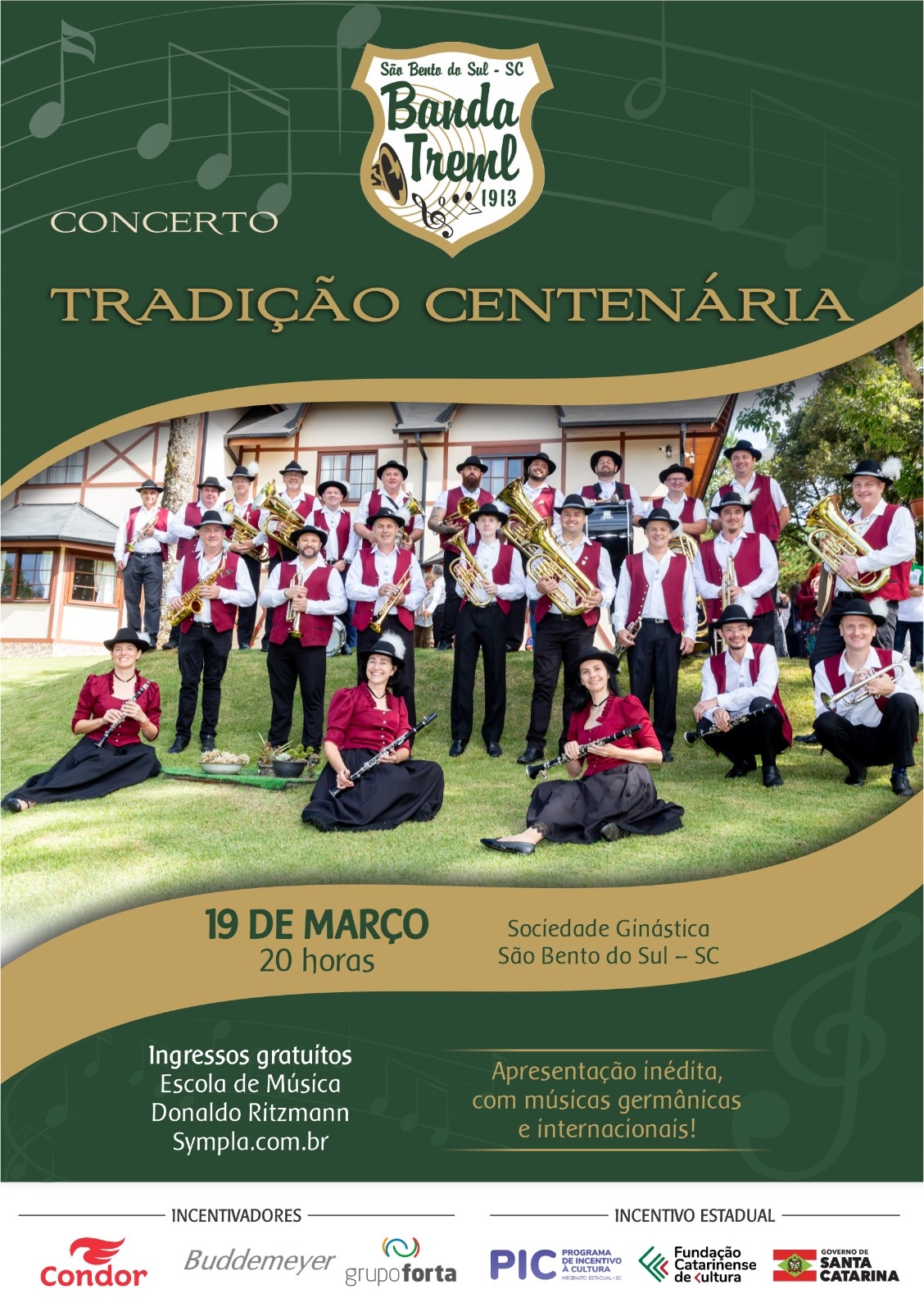 Tradição Centenária - Concertos e Preservação da Banda Treml em São Bento do Sul
