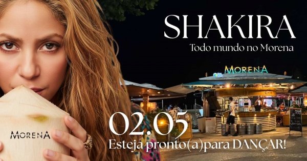 SHAKIRA EM COPACABANA  - UMA NOITE INESQUECÍVEL NO QUIOSQUE MORENA