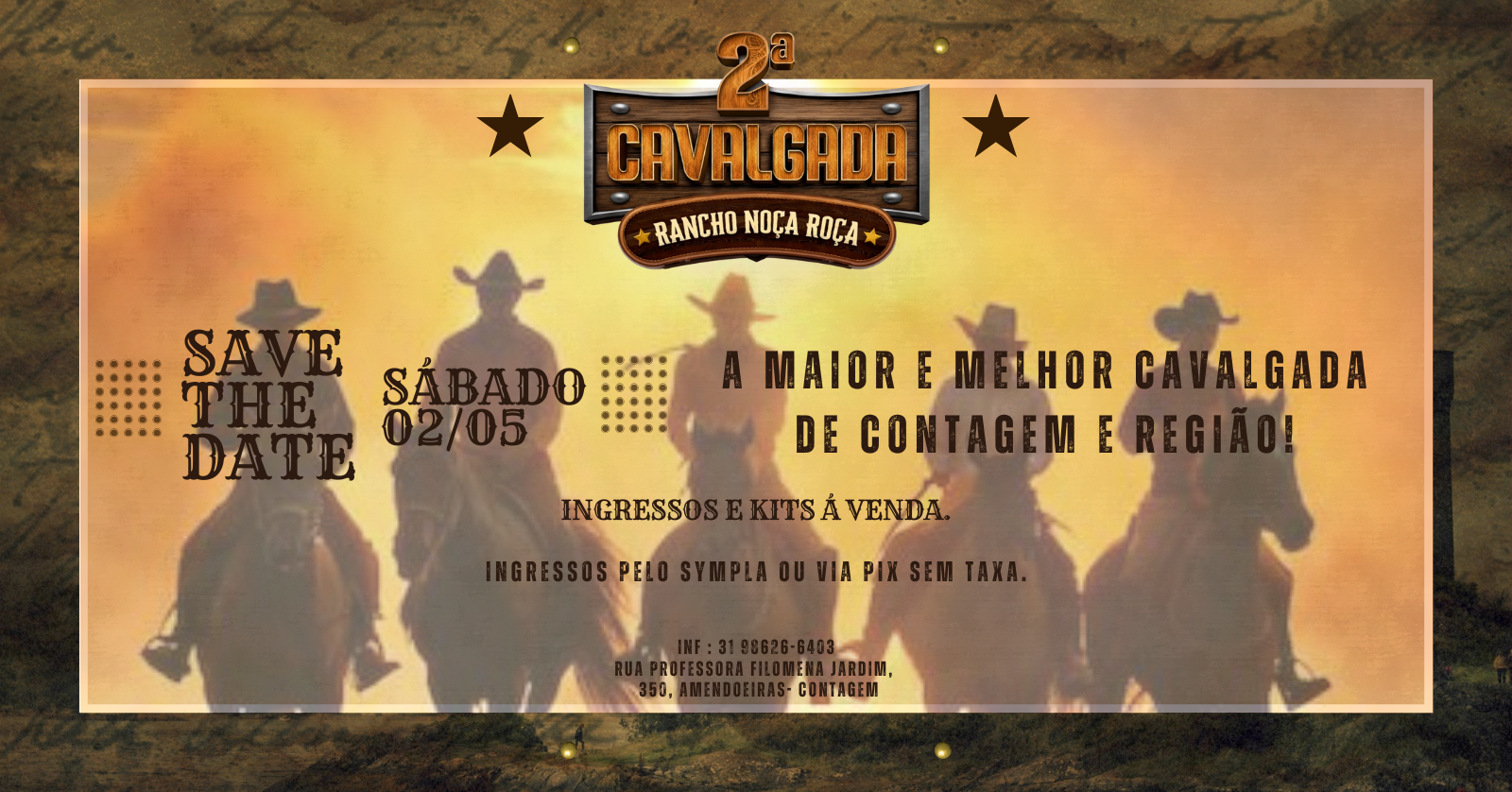 2* CAVALGADA NOÇA ROÇA 02/05 - Contagem, MG