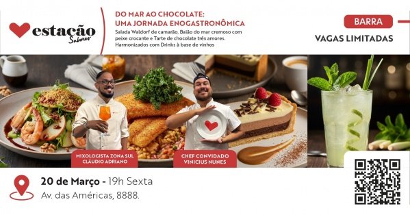 Do Mar ao Chocolate: Uma Jornada Enogastronômica