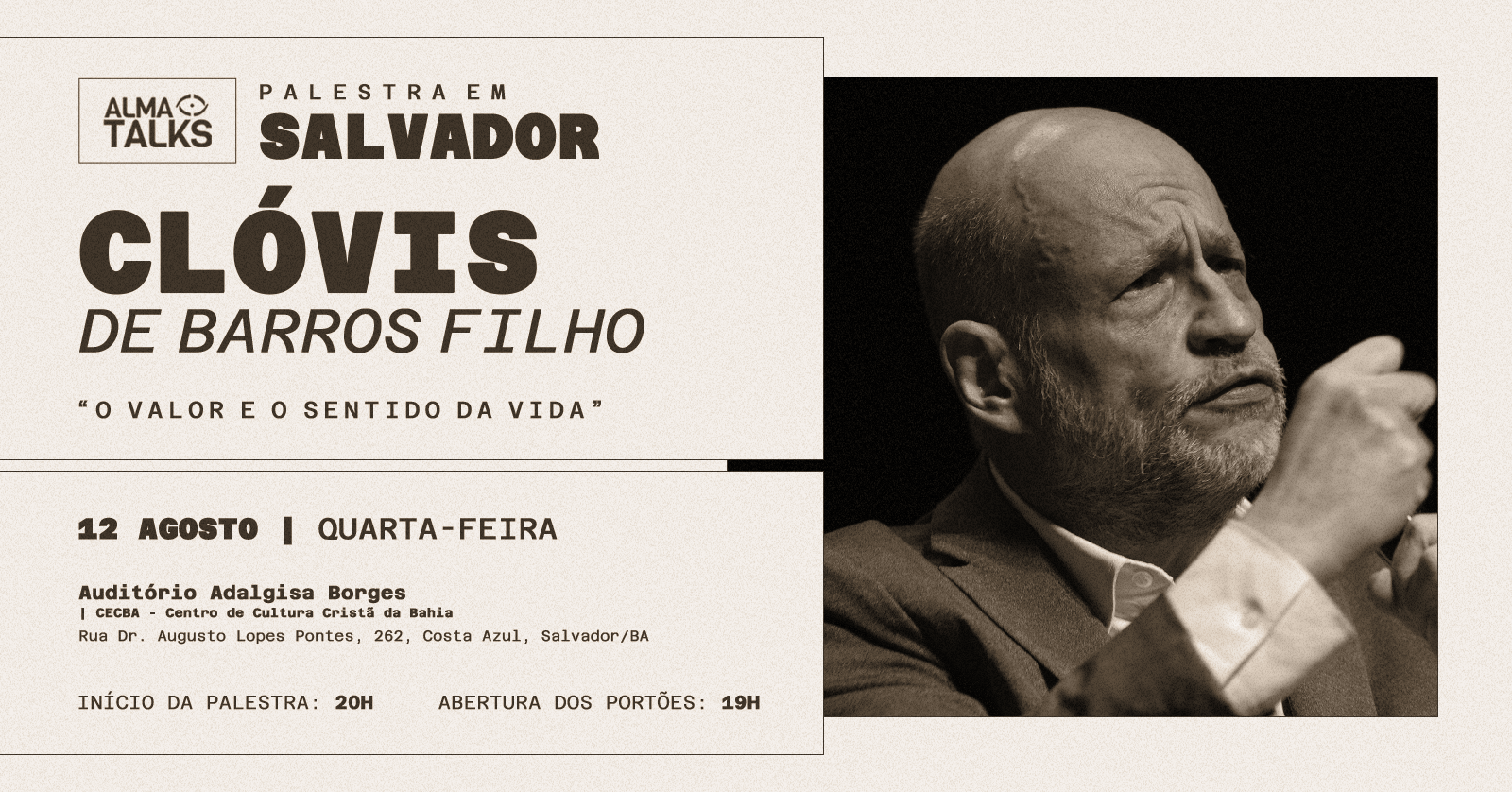 Clóvis de Barros Filho em Salvador - Palestra 
