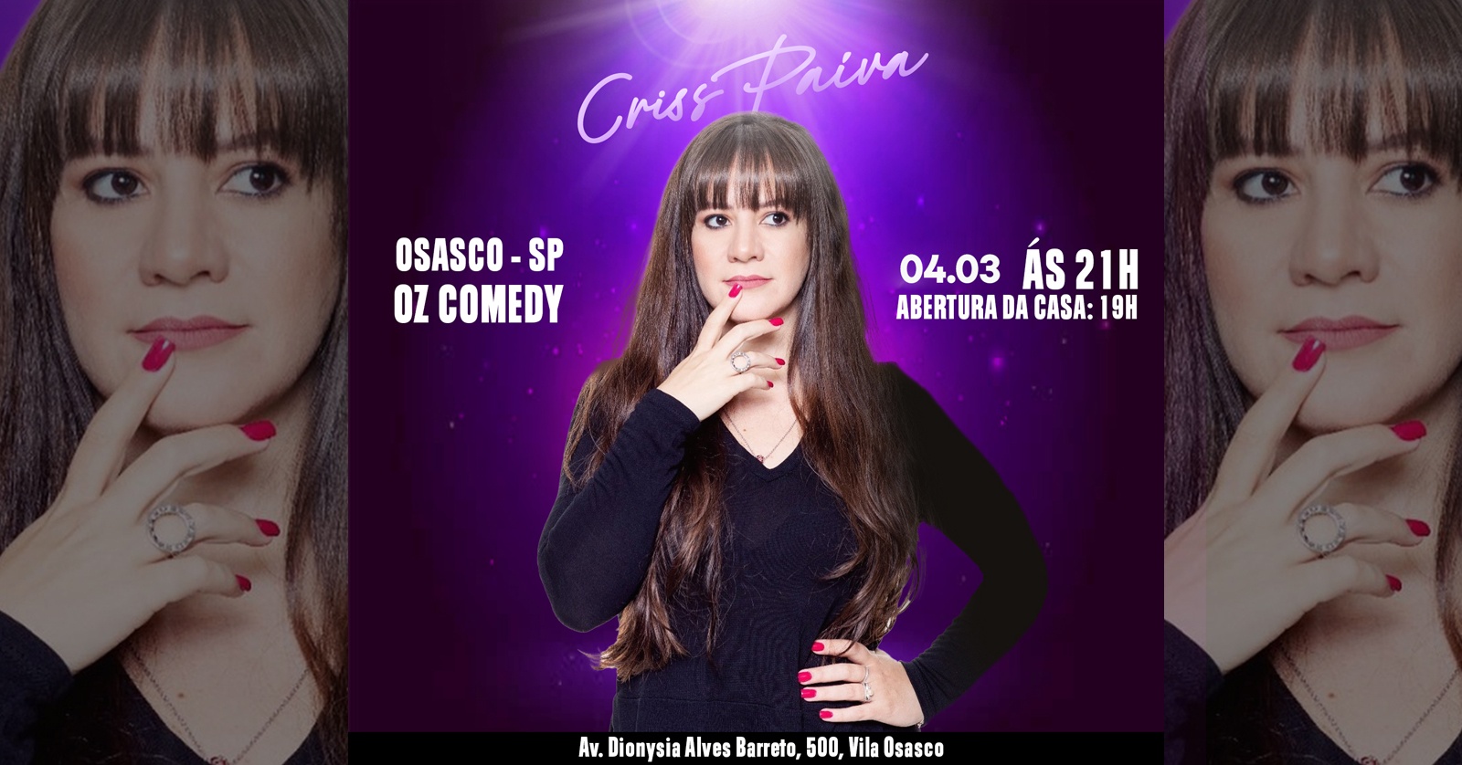Criss Paiva em Osasco - Stand Up Comedy
