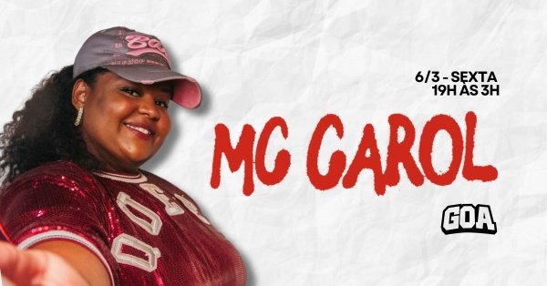 MC CAROL DE NITERÓI - GOA