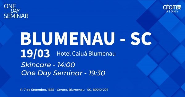 Imagem do evento Atomy One Day Seminar - Blumenau / SC