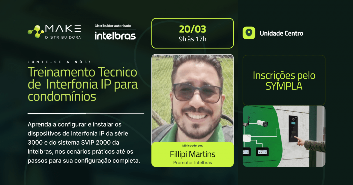 Treinamento Técnico de Interfonia IP para condomínios