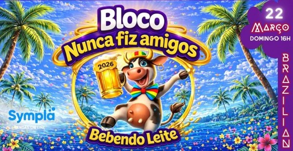 Imagem do evento NUNCA FIZ AMIGOS BEBENDO LEITE  2026 - A RESSACA
