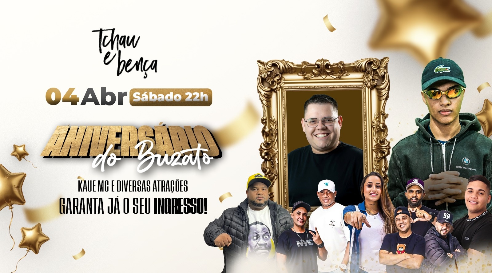 ANIVERSÁRIO DO DJ BUZATO NO TCHAU E BENÇA COM MC KAUE E CONVIDADOS - Osasco, SP