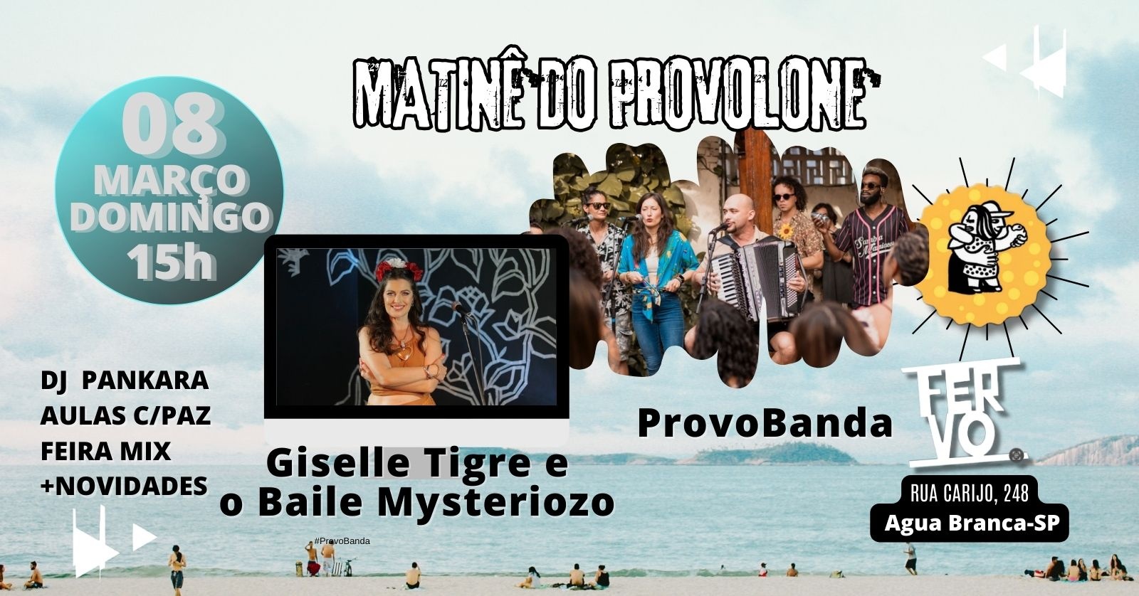 MATINÊ DO PROVOLONE NOS TRILHOS - Ocupação Fervo