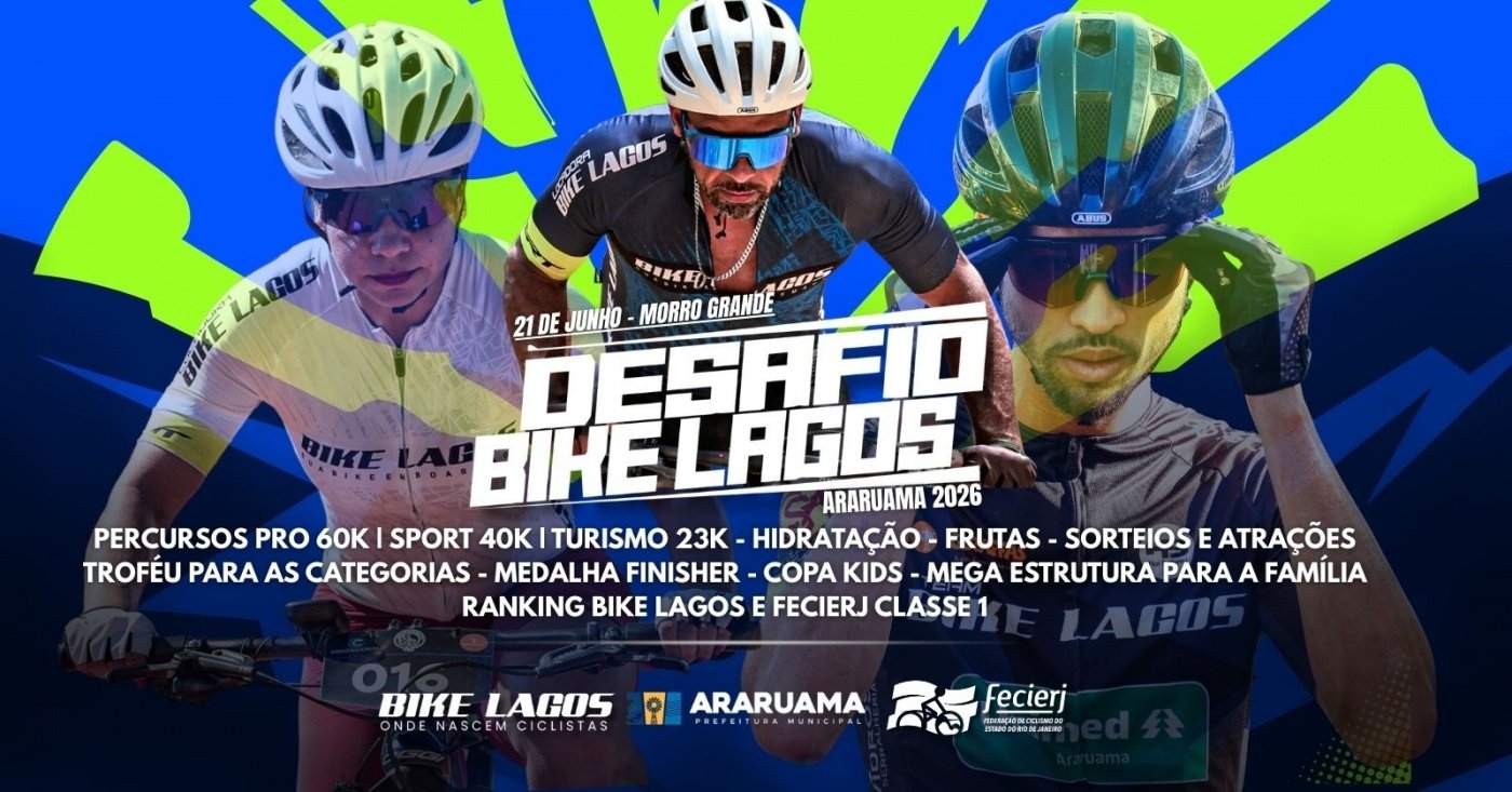 DESAFIO BIKE LAGOS - ARARUAMA 2026