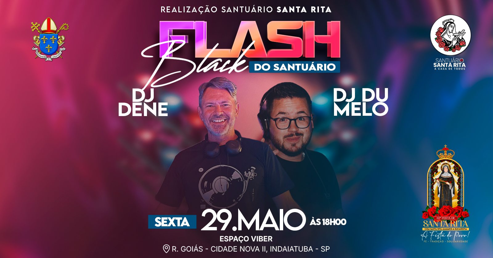 Flashback do Santuário de Santa Rita  Indaiatuba, SP - Indaiatuba, SP