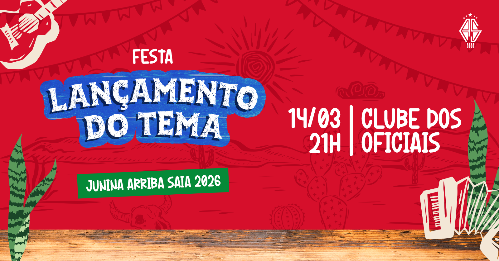 FESTA DO TEMA 2026 - JUNINA ARRIBA SAIA - Goiânia, GO