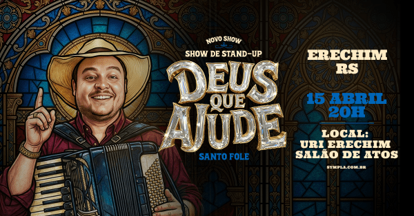 Imagem do evento Santo Fole em ERECHIM - SHOW DE HUMOR