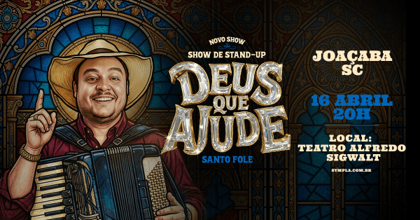 Imagem do evento Santo Fole em Joaçaba - Novo Show de HUMOR