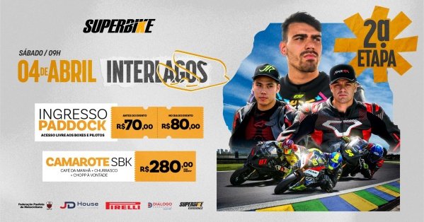 Imagem do evento 2ª Etapa SuperBike Brasil 2026 - Interlagos, SP