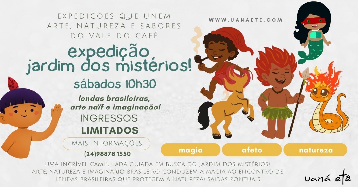 EXPEDIÇÃO JARDIM DOS MISTÉRIOS - 28 DE MARÇO 2026