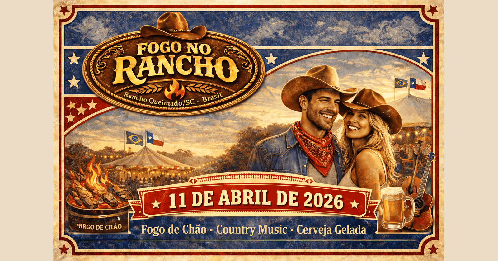 Fogo no Rancho - 1ª Edição. - Rancho Queimado, SC