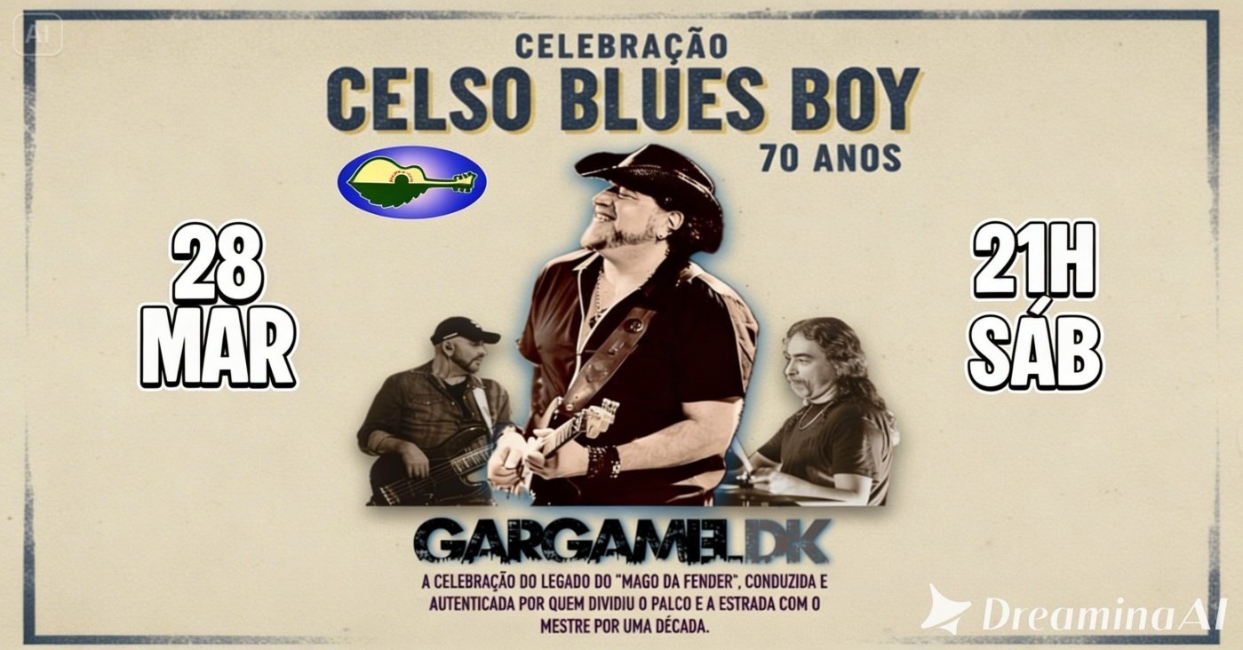 GARGAMEL DK  CELEBRAÇÃO CELSO BLUES BOY 70 ANOS - NECTAR SOM