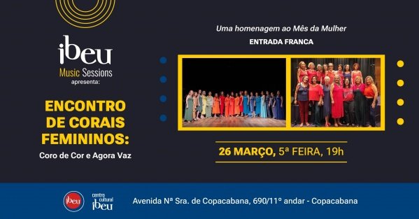 Encontro de Corais Femininos: Coro de Cor e Agora Vaz