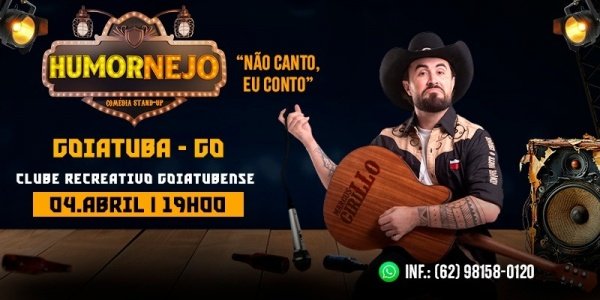 Imagem do evento Marcus Cirillo em Humornejo - Goiatuba