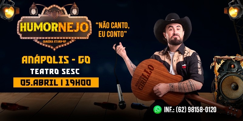 Marcus Cirillo em Humornejo - Anápolis (SHOW NOVO)