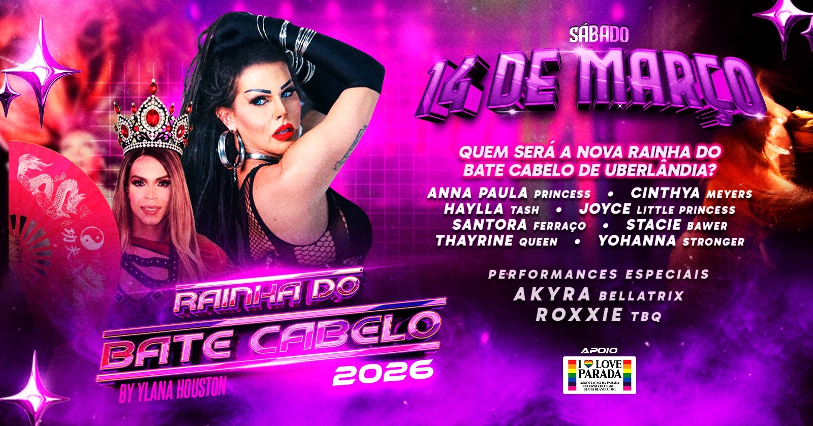 QUEEN BATE CABELO 2026 BY YLANA - Uberlândia, MG