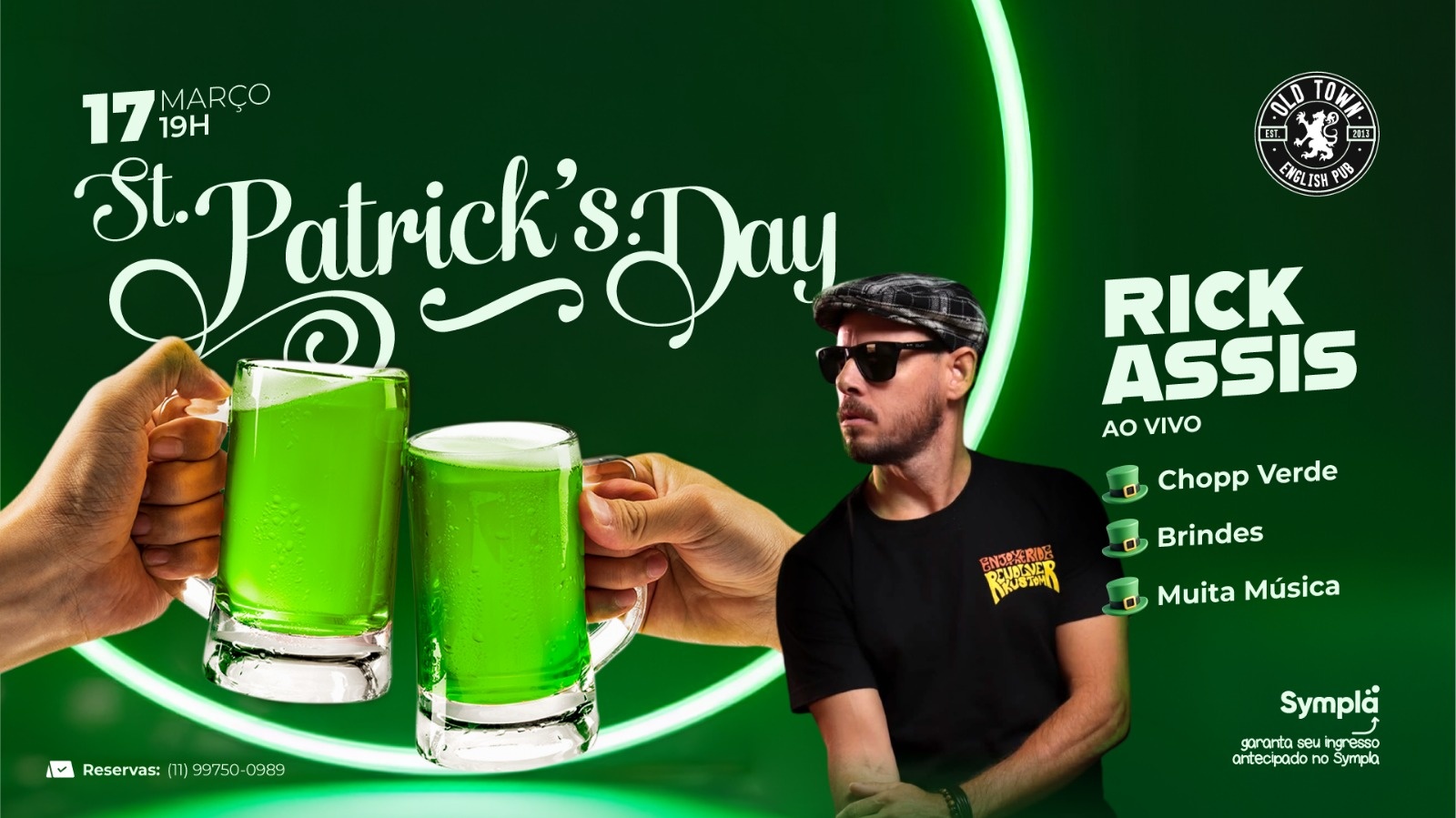St. Patrick's Day com Rick Assis no Old Town - Santo André, SP