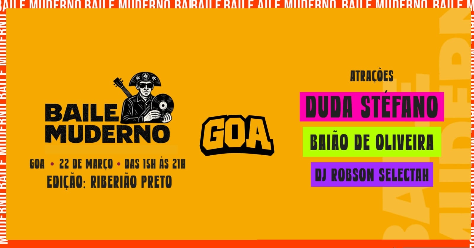 Capa do evento: Baile Muderno no Goa