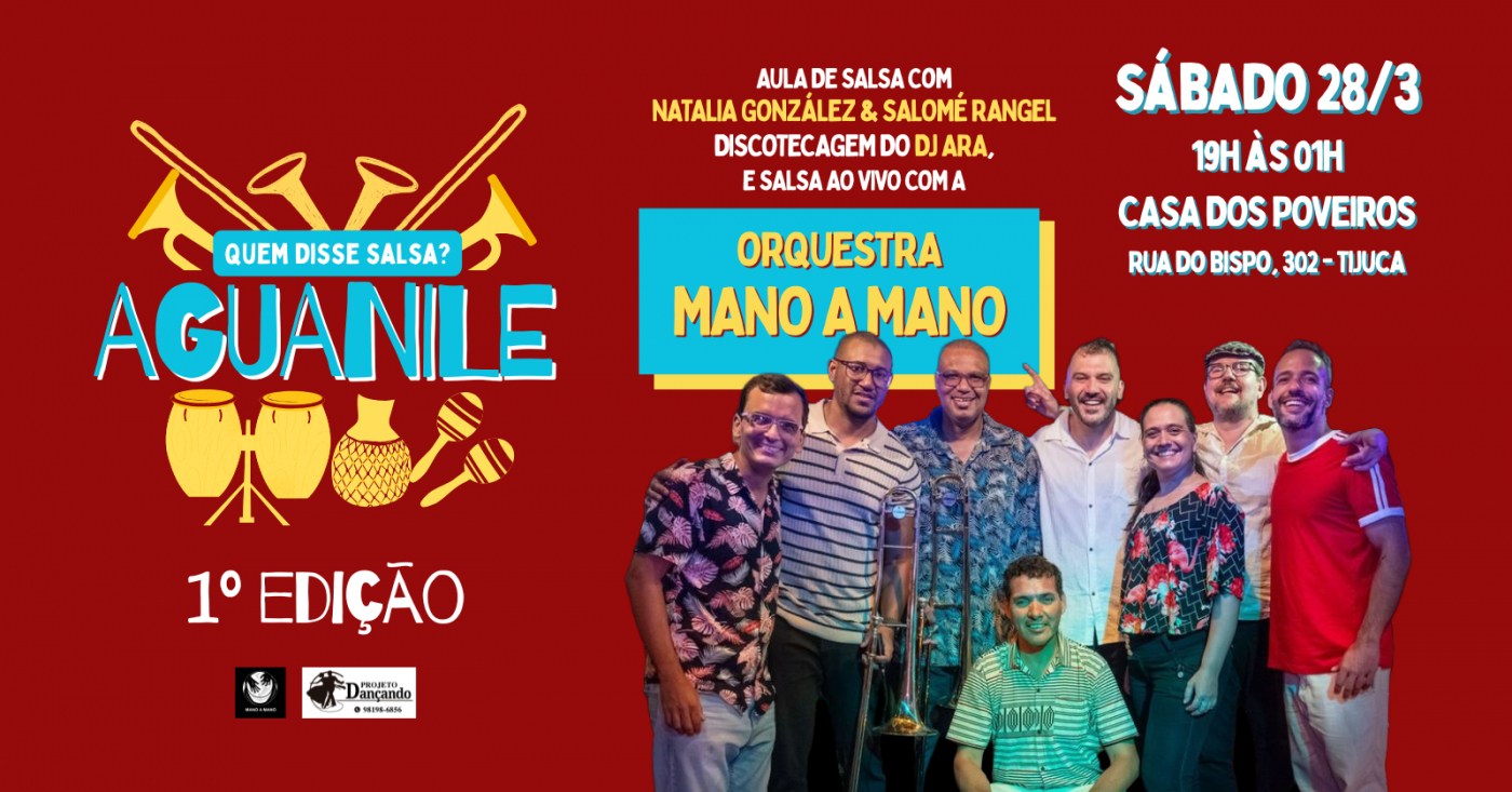 MANO A MANO na festa Aguanile: quem disse salsa?