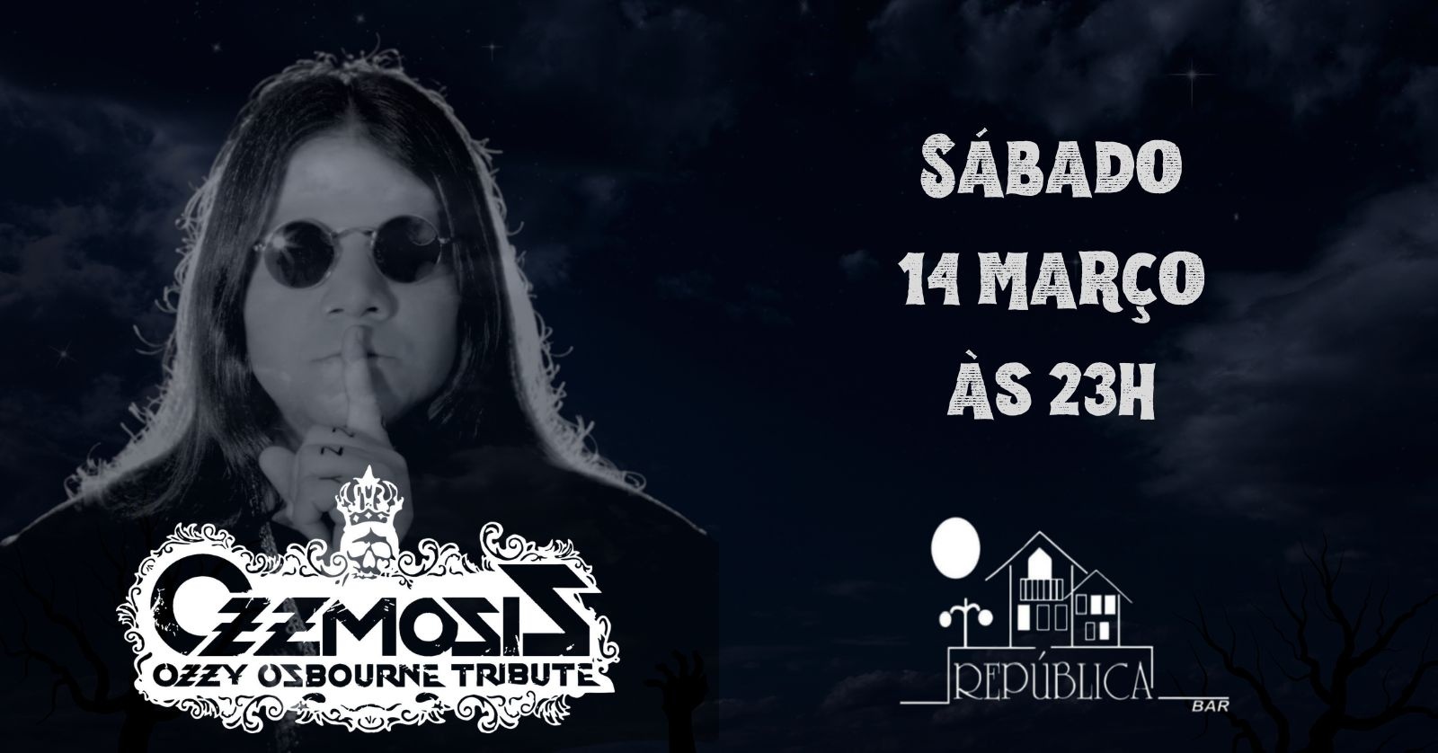 OZZMOSIS - Ozzy Osbourne Tribute - República Bar - Pouso Alegre, MG