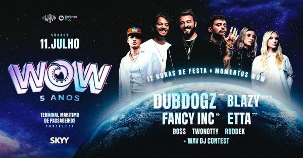 Imagem do evento WOW - 5 Anos