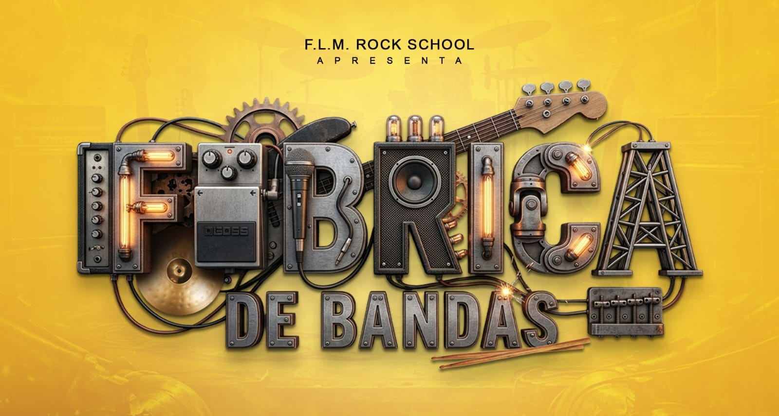 FLM Rock School| Fábrica de Bandas - Jundiaí, SP
