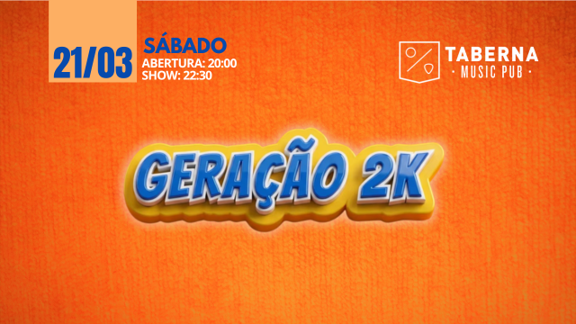GERAÇÃO 2k - A FESTA ! - Goiânia, GO