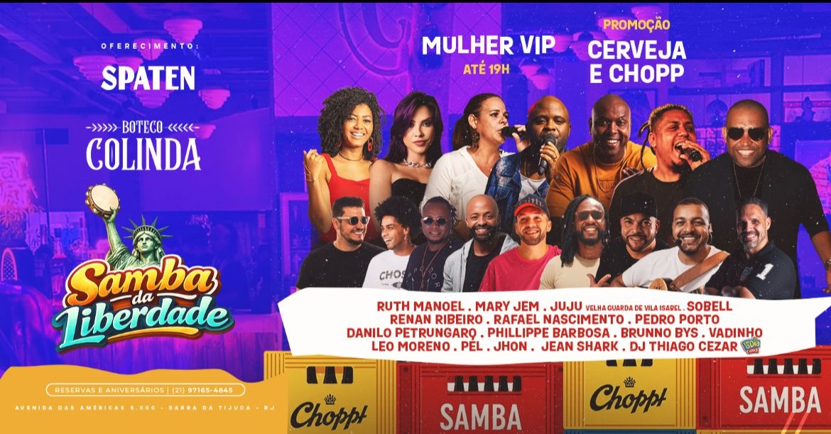 SAMBA DA LIBERDADE (12/03) - Rio de Janeiro, RJ