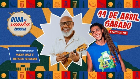 Imagem do evento RODA DE SAMBA COM MAURO DINIZ E MATHEUS PESSANHA