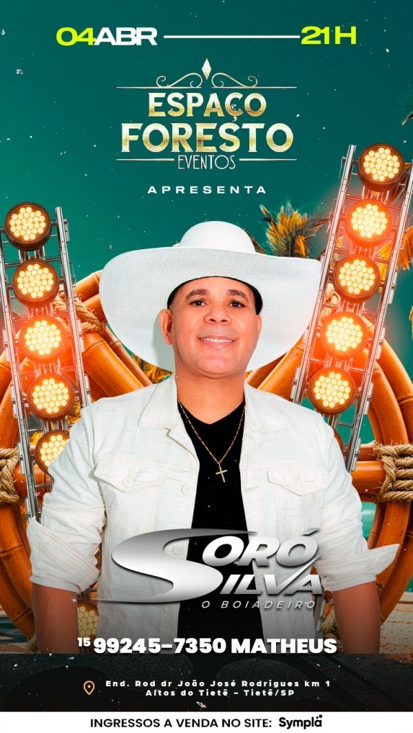 Imagem do evento Soro Silva em Tietê