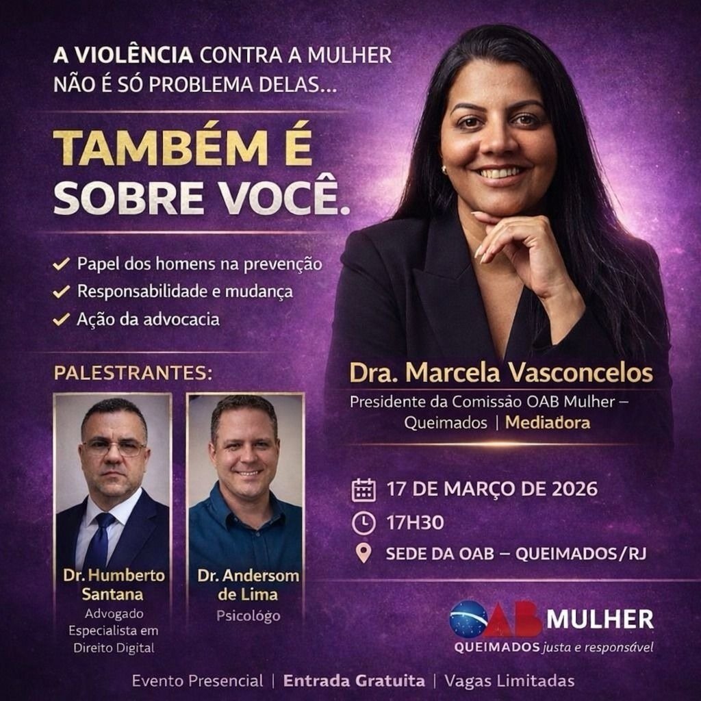 A violência contra a mulher não é só problema delas, também é sobre você.