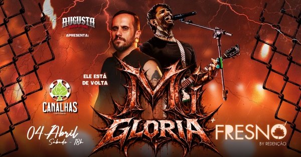 Imagem do evento Mi - (vocalista do Gloria) + Especial Fresno (By Redenção)