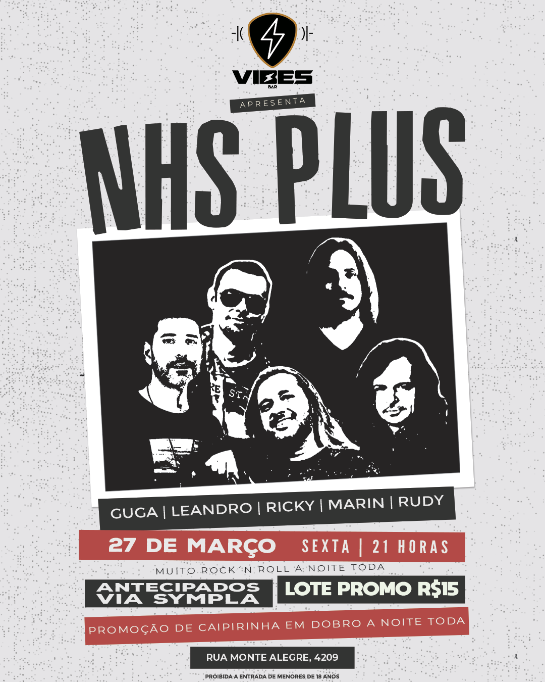 27.03 - VIBES BAR - NHS PLUS - Dourados, MS