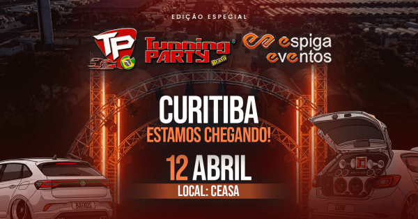 Imagem do evento Tunning Party Brasil dia 12 de abril no Ceasa