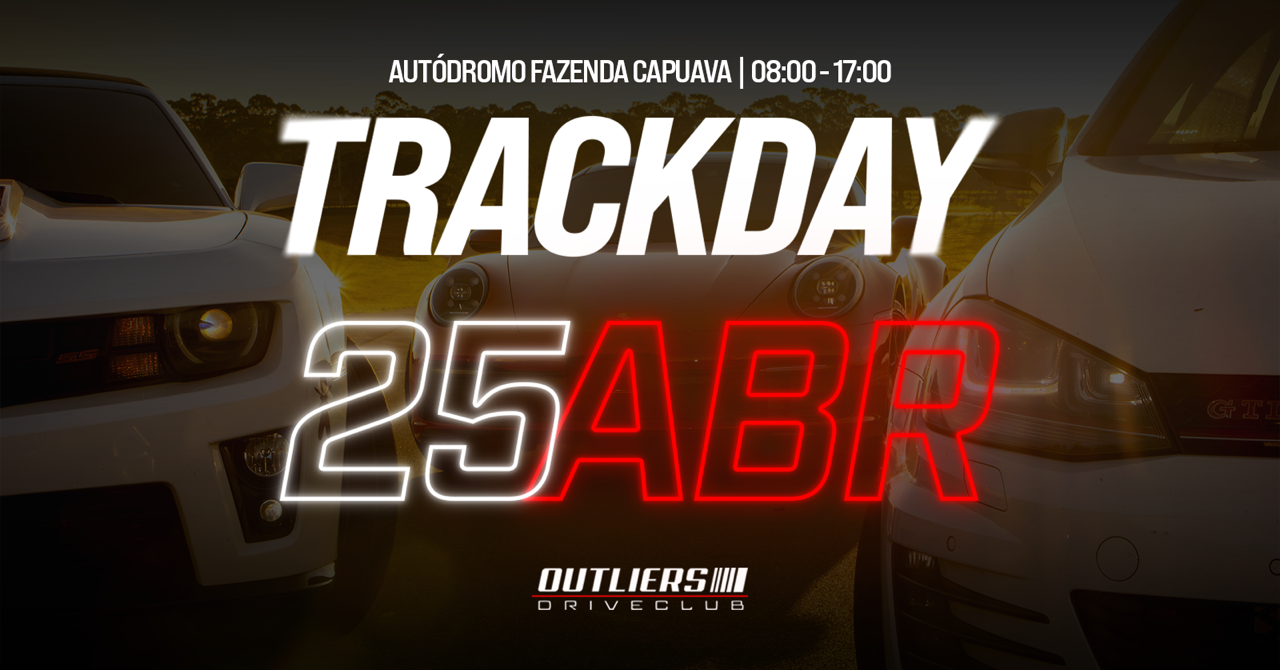 TrackDay Outliers - 2° Edição Campeonato 2026 - Indaiatuba, SP
