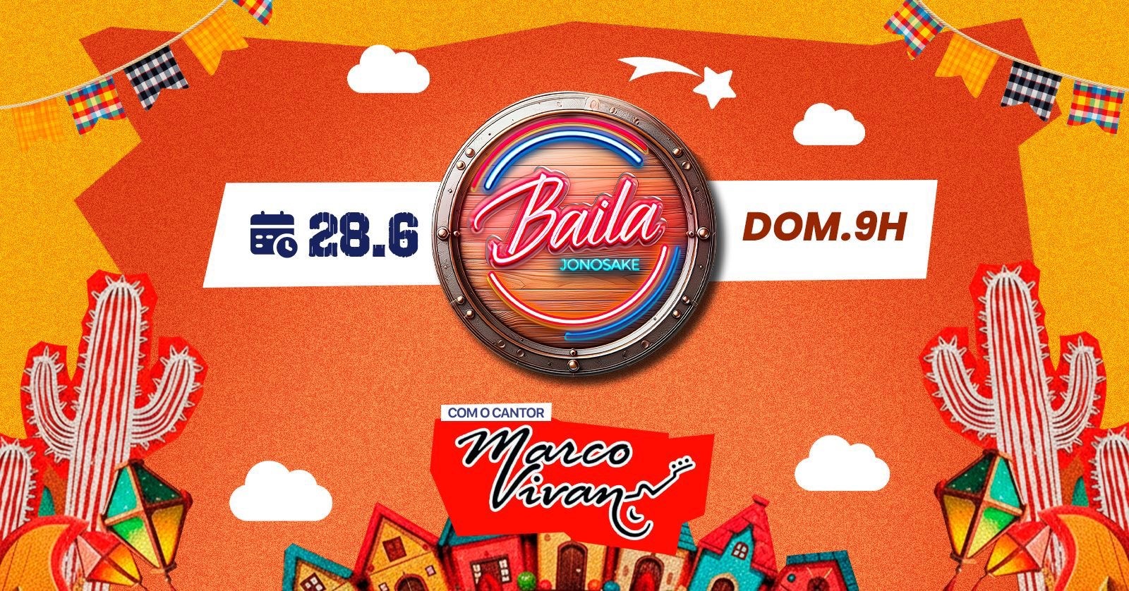 O Arraiá mais amado da região: Venha pro Baila Jonosake! - Itaguaí, RJ