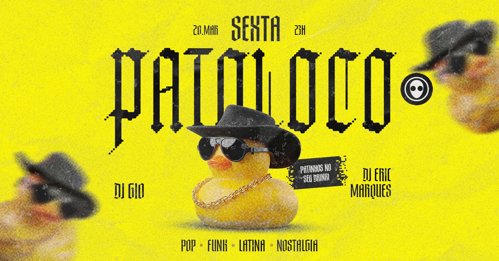[festa] 23h: PATOLOCO: Pop, Funk, Latina e Nostalgia - Sorocaba, SP