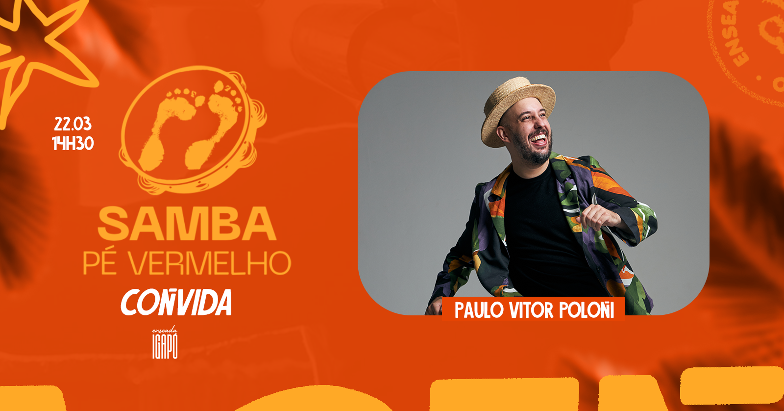 SAMBA PÉ VERMELHO convida PAULO VITOR POLONI - Londrina, PR