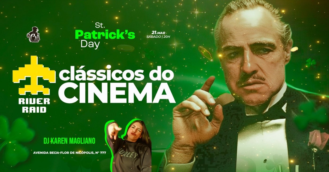 St. Patrick Day com a Banda River Raid + DJ Karen Magliano