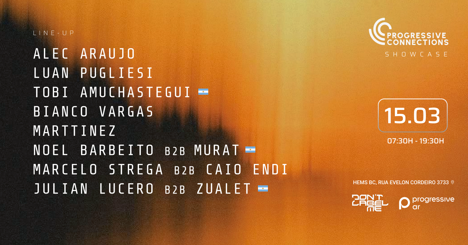 Capa do evento: Connections Showcase w/ Dont Label Me