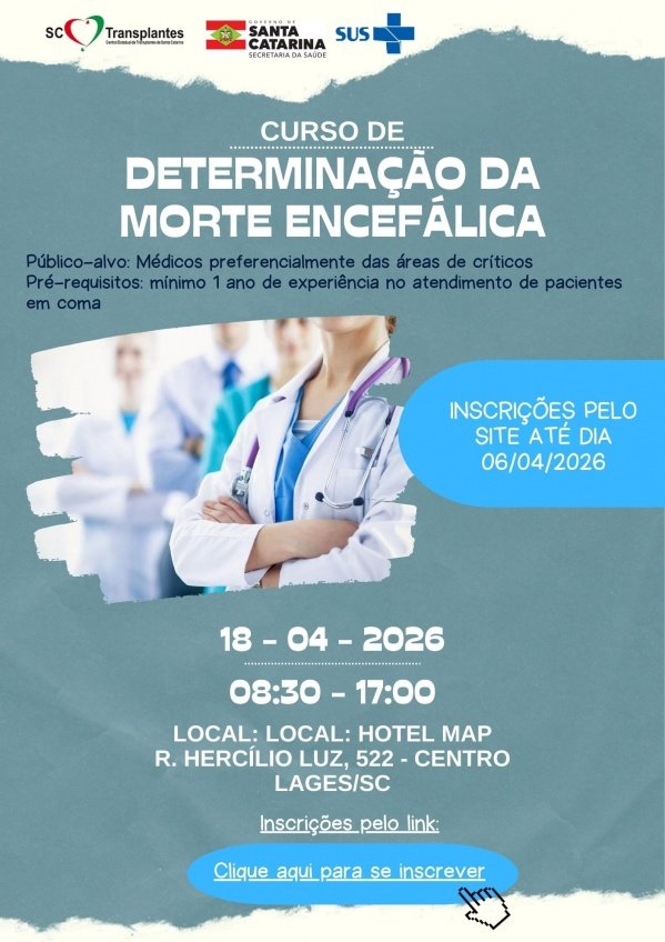 Imagem do evento Curso de Determinação da Morte Encefálica
