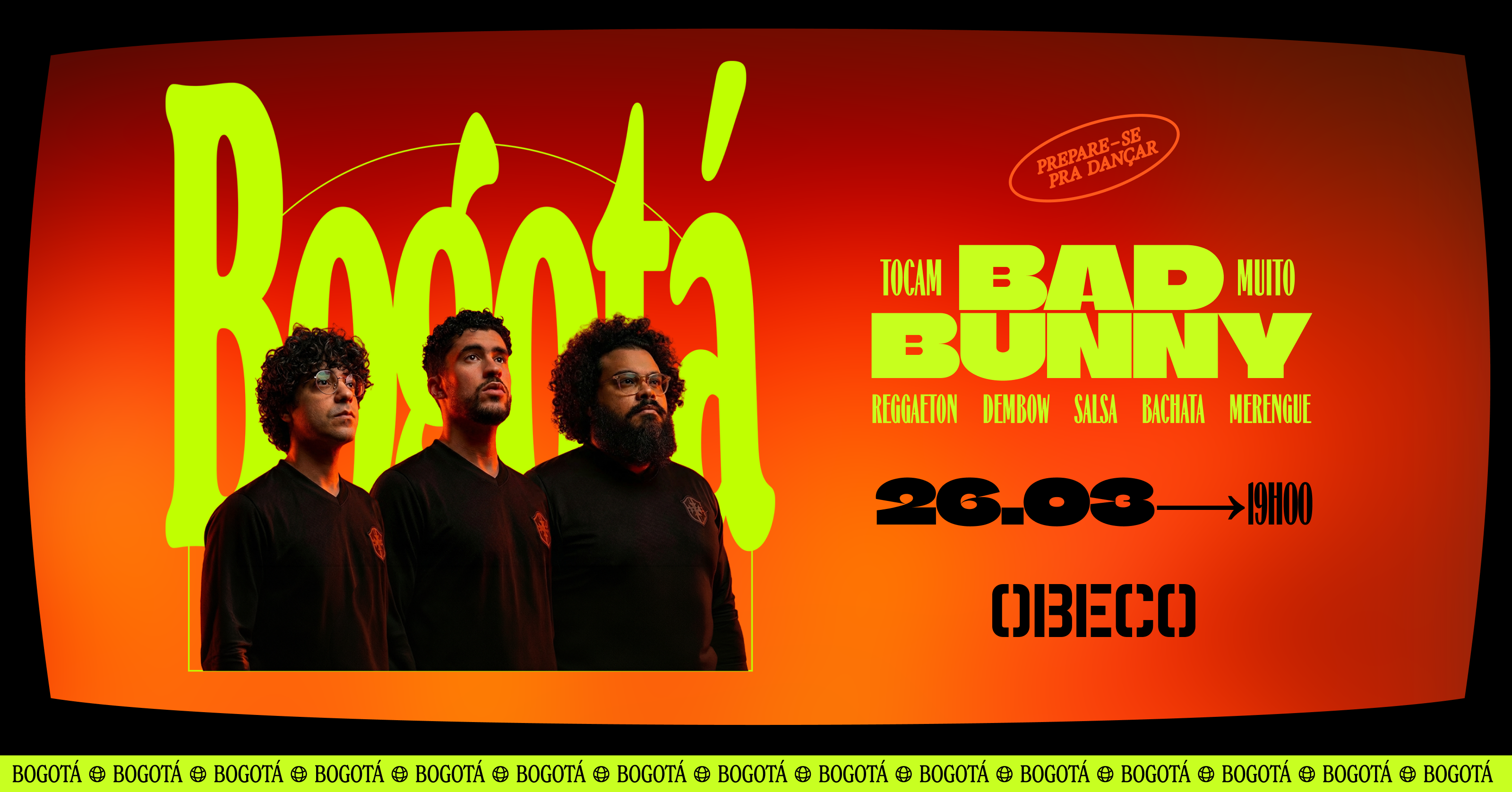 Bogotá - Especial Bad Bunny - OBECO - São José dos Campos - SP - São José dos Campos, SP