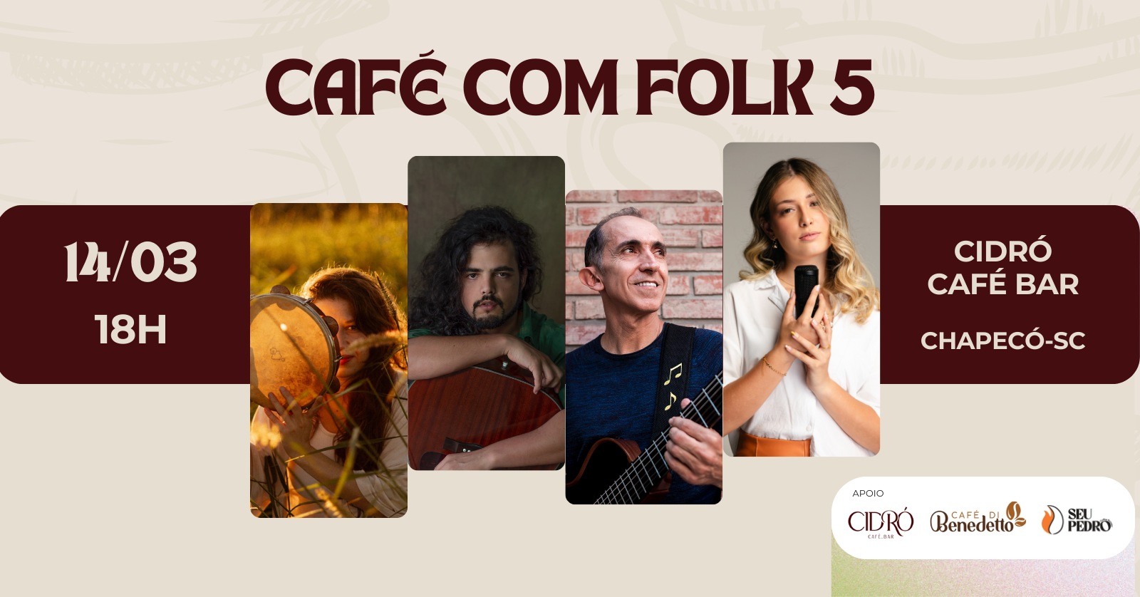 Café com Folk - Volume 5 - Chapecó, SC