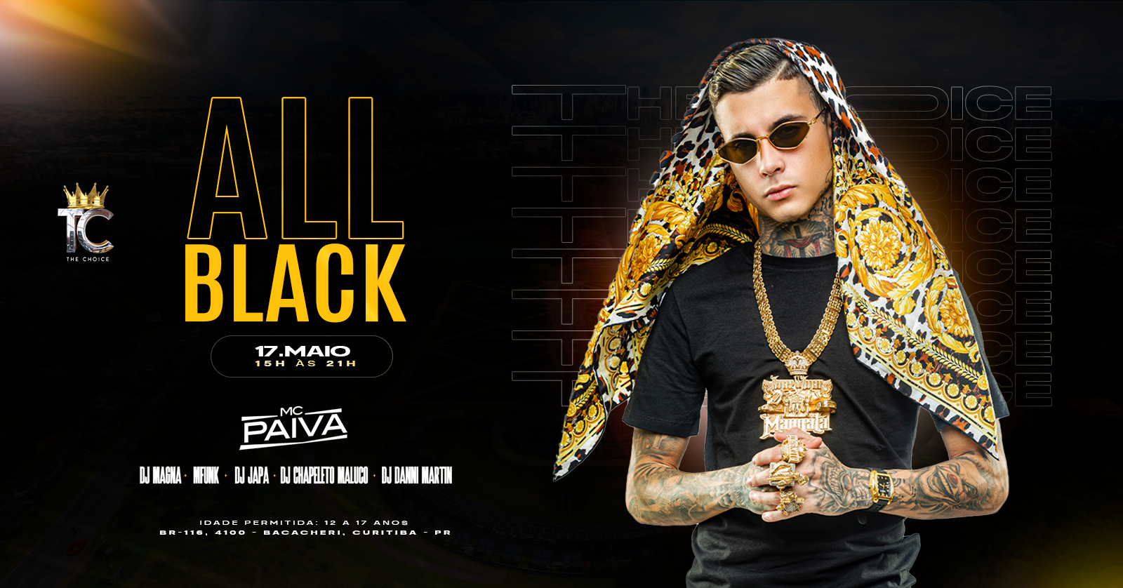 THE CHOICE CURITIBA | ALL BLACK