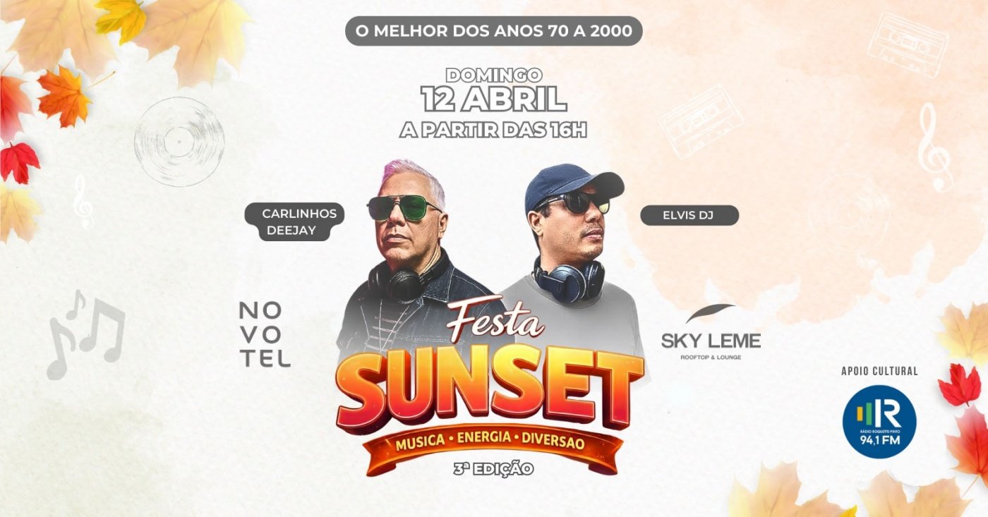 Festa Sunset Skyleme - 3ª Edição